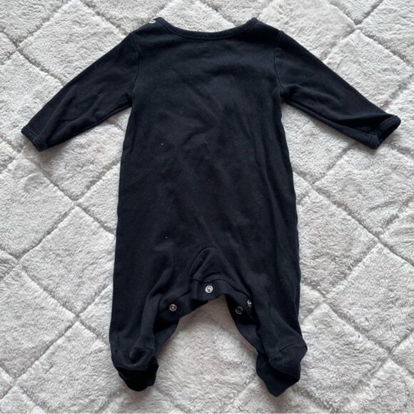 Carter's Just One You | Black Skeleton Halloween Sleep N' Play | Size 3 Months - Picture 4 of 10